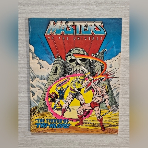 1982 MOTU Masters Of The Universe Mini Comic Book He-Man The Terror Of Tri-Klops - Picture 1 of 4